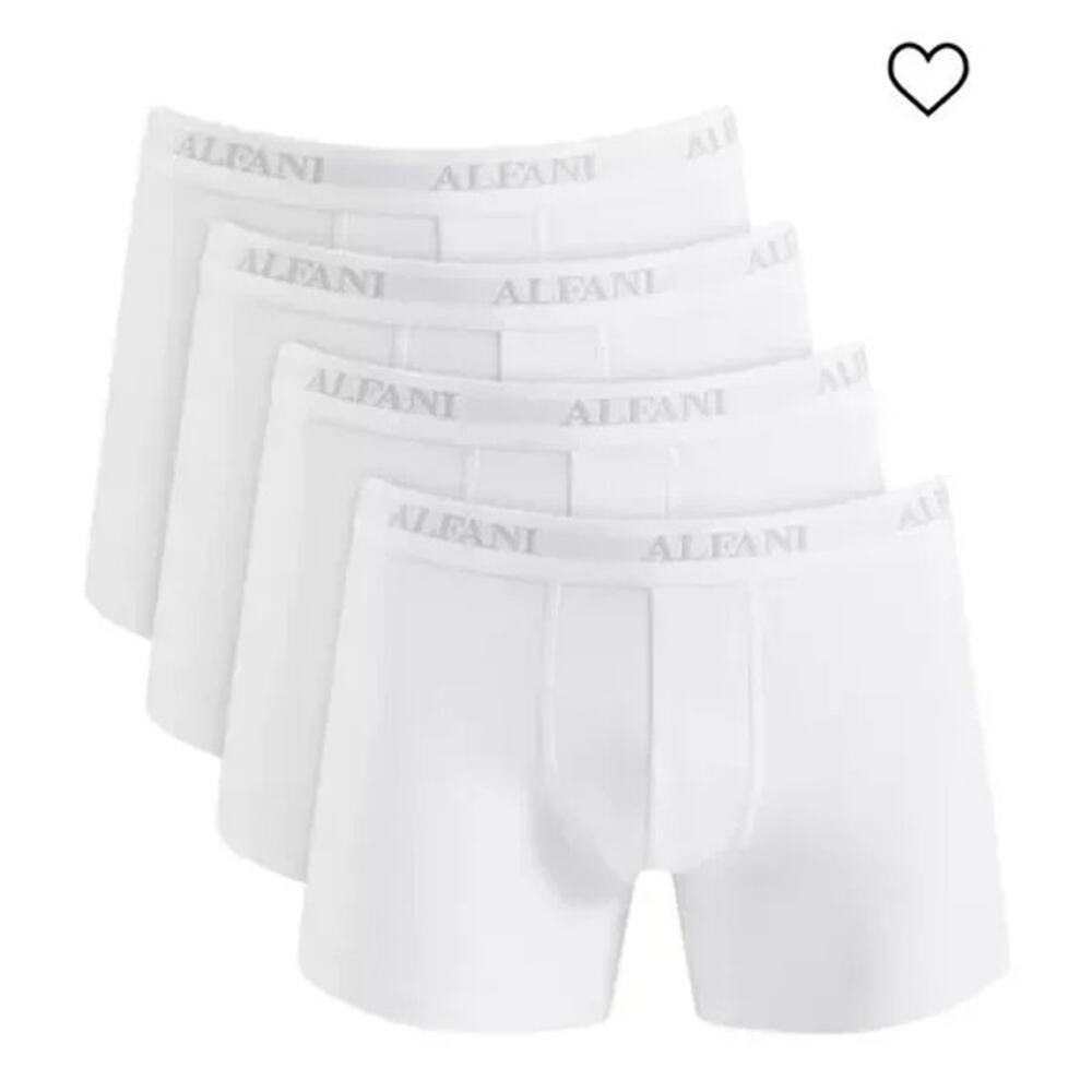 Alfani Alfatech Boxer Briefs 5-Pack White Small NWT